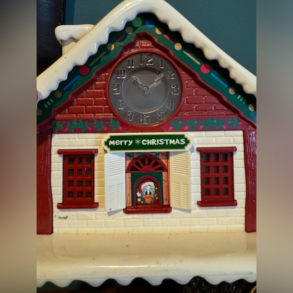 Disney Color Changing Light Up Train Station Christmas - Donald Duck at Window - Picture 8 of 11